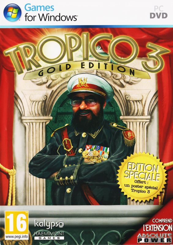 Front Cover for Tropico 3: Gold Edition (Windows)