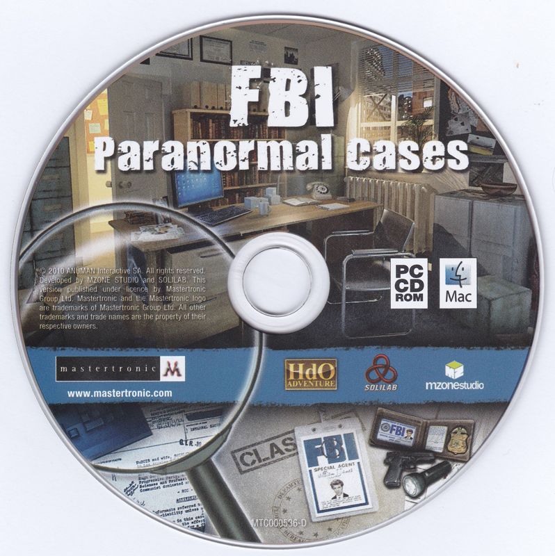 Media for FBI: Paranormal Case (Macintosh and Windows)