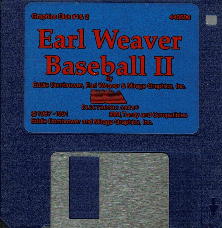 Media for Earl Weaver Baseball II (DOS) (Alternate 3.5" floppy disk release): Disk 2