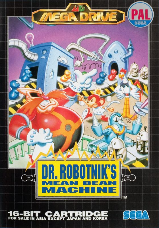 Front Cover for Dr. Robotnik's Mean Bean Machine (Genesis)