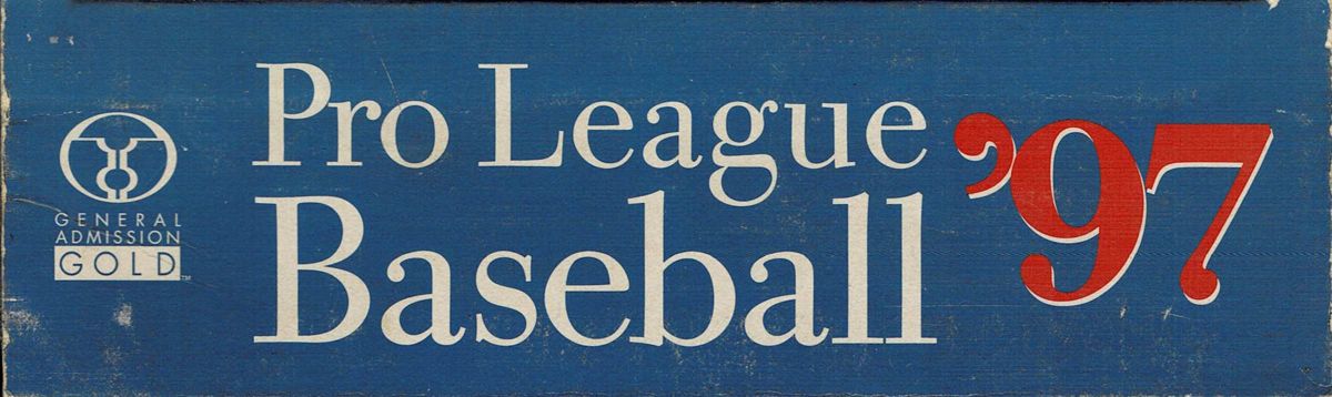 Spine/Sides for Pro League Baseball '97 (DOS): Top