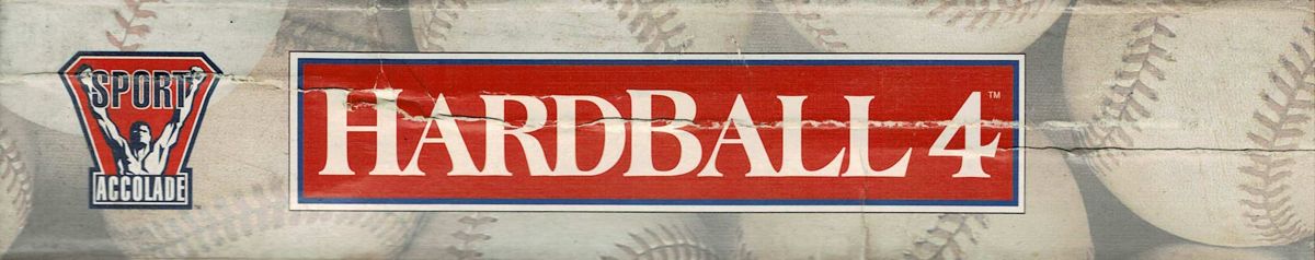 Spine/Sides for HardBall 4 (DOS) (CD-ROM release): Top
