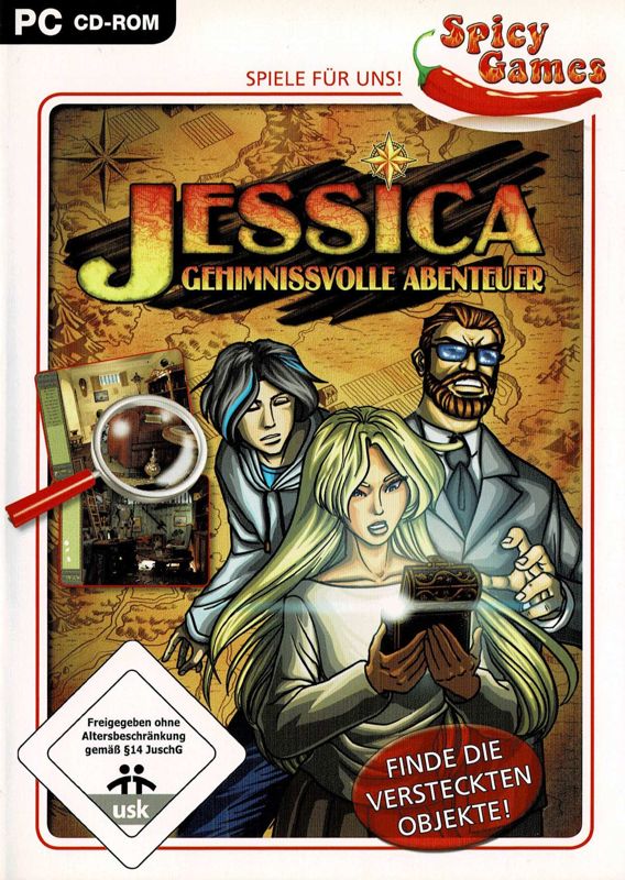 Front Cover for Jessica: Mysterious Journey (Windows) (Spicy Games release)