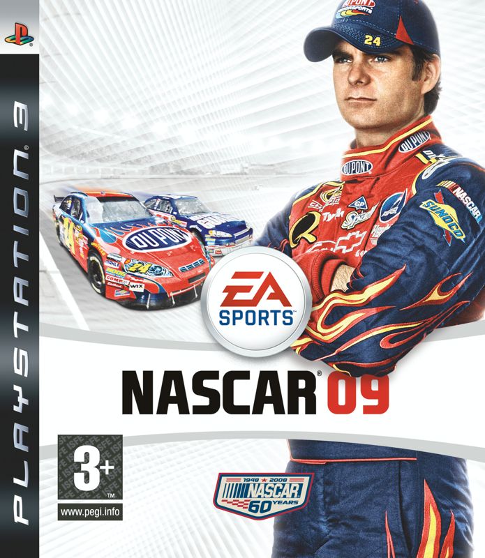 Front Cover for NASCAR 09 (PlayStation 3) (Promotional cover art released in June 2008)