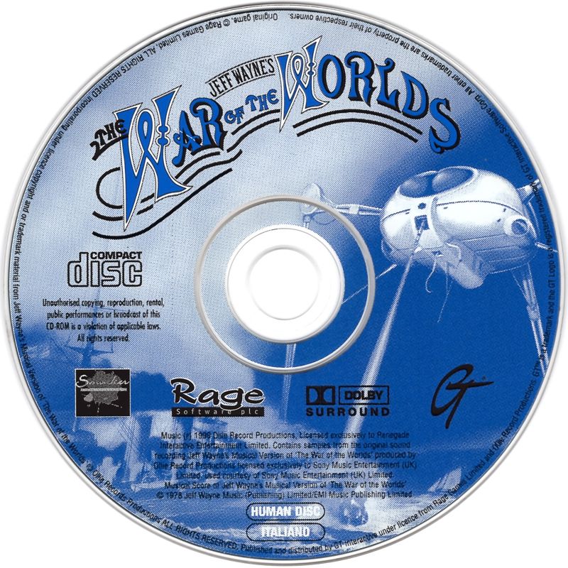 Media for Jeff Wayne's The War of the Worlds (Windows): Human Disc