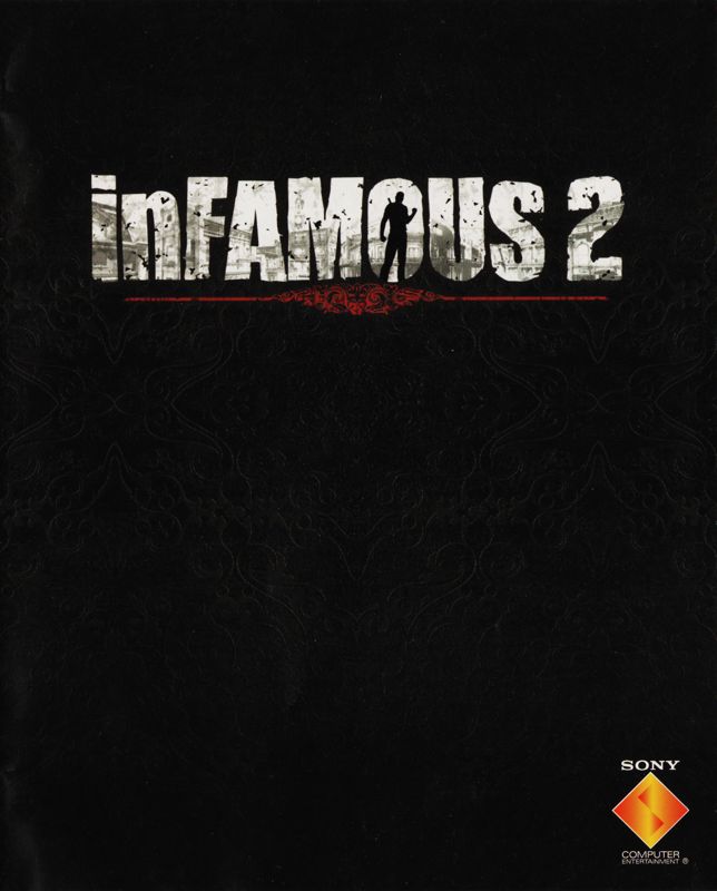 Manual for inFAMOUS 2 (PlayStation 3): Front