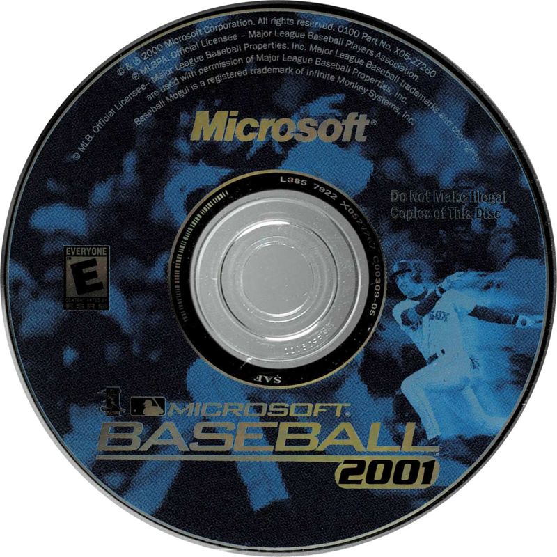 Media for Microsoft Baseball 2001 (Windows)