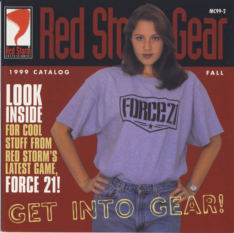 Advertisement for Tom Clancy's Rainbow Six: Rogue Spear (Windows): Red Storm Catalog - Front