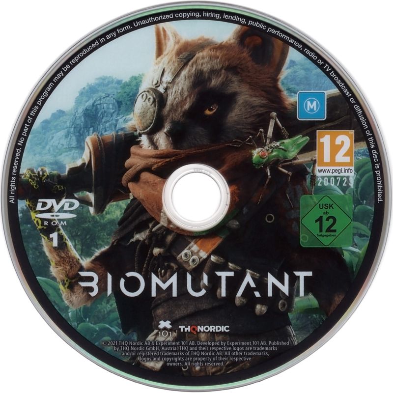 Media for Biomutant (Windows): Disc 1