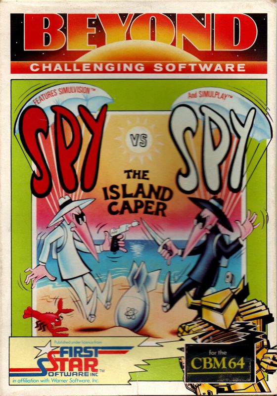 Front Cover for Spy vs. Spy: The Island Caper (Commodore 64)
