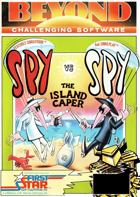 Manual for Spy vs. Spy: The Island Caper (Commodore 64)