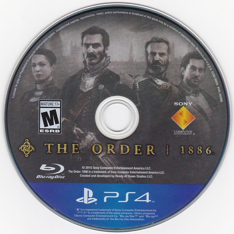 The Order: 1886 Cover Or Packaging Material - MobyGames