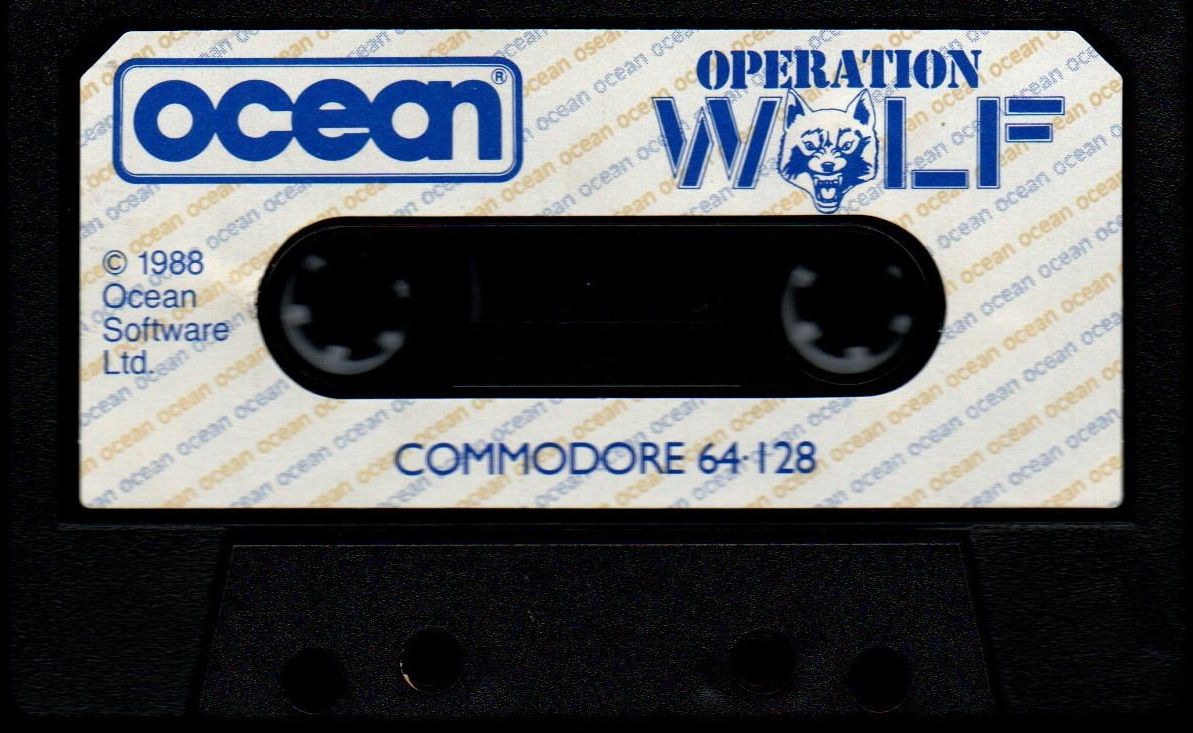 Media for Operation Wolf (Commodore 64) (Cassette Tape release)