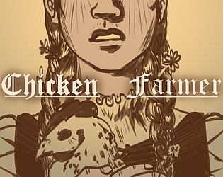 Front Cover for Chicken Farmer (Browser) (Itch.io Cover Art)