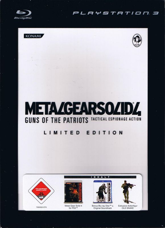 Metal Gear Solid 4 Guns of the Patriots Limited Edition