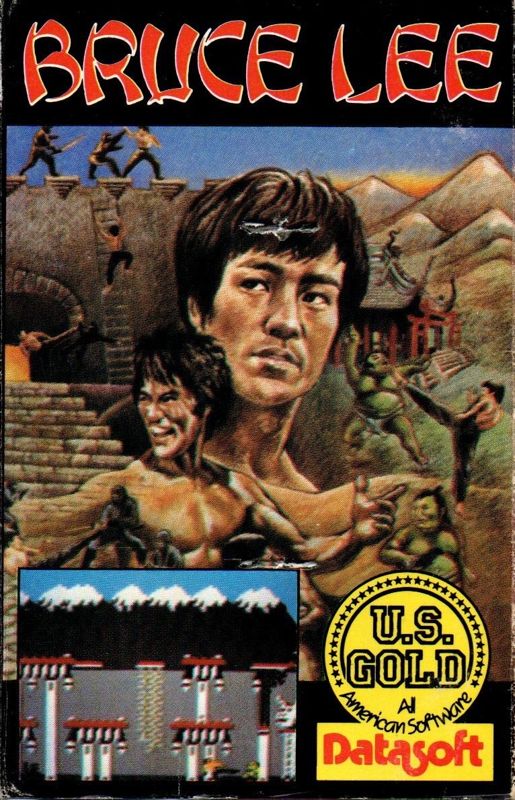 Front Cover for Bruce Lee (Commodore 64) (Cassette tape release)