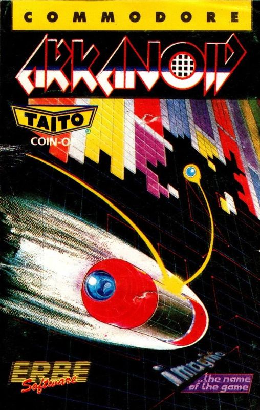 Front Cover for Arkanoid (Commodore 64) (Cassette tape release for Spain)