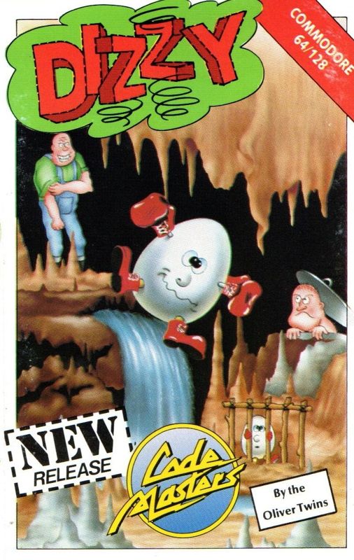 Front Cover for Dizzy: The Ultimate Cartoon Adventure (Commodore 64) (Cassette tape release)