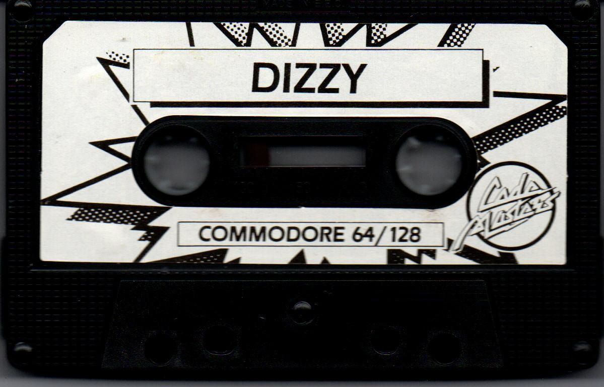 Media for Dizzy: The Ultimate Cartoon Adventure (Commodore 64) (Cassette tape release)