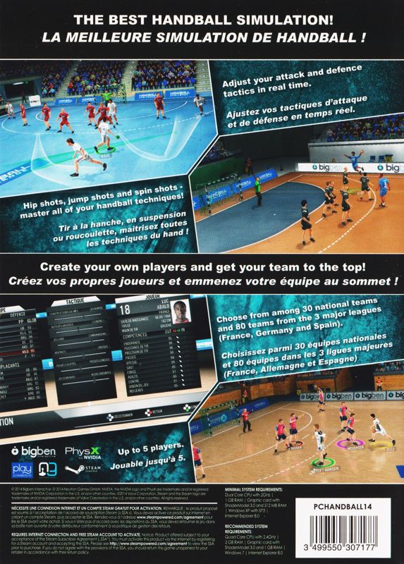 IHF Handball Challenge 14 cover or packaging material MobyGames