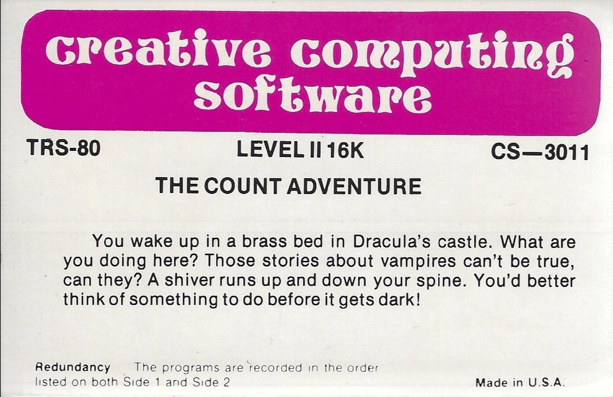 The Count (1979) - MobyGames