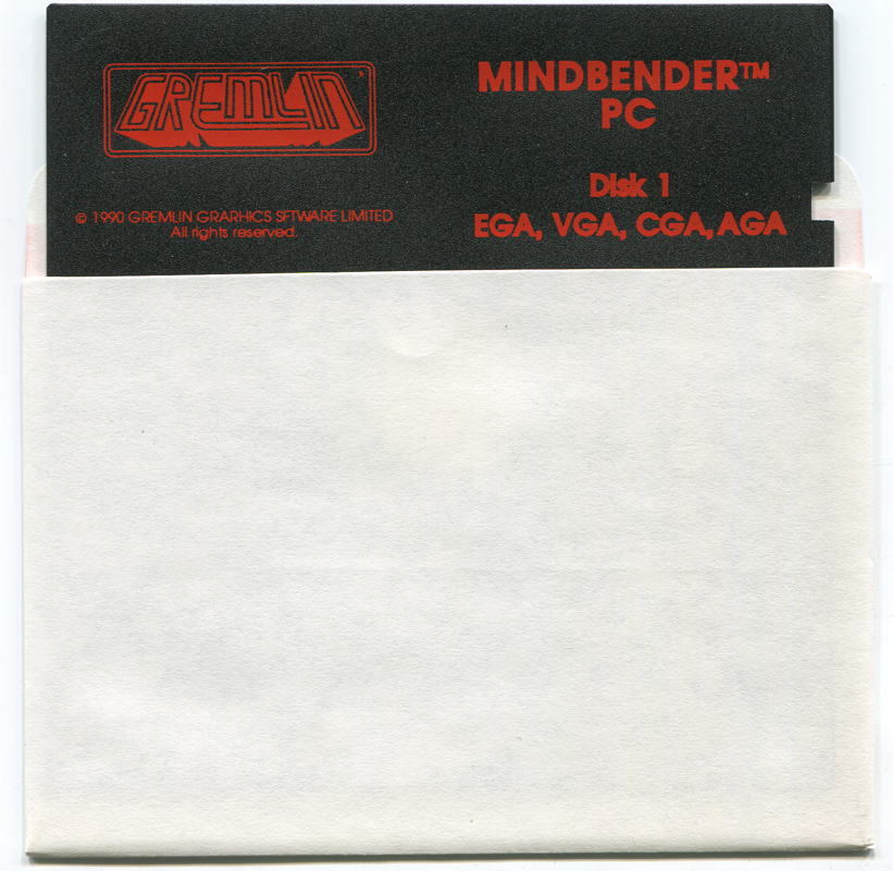Media for Mindbender (DOS): 5.25" disk 1