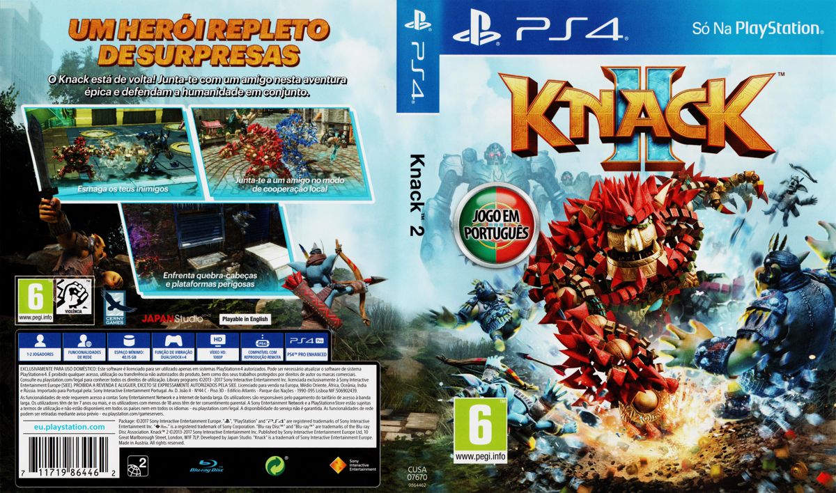 Full Cover for Knack II (PlayStation 4)