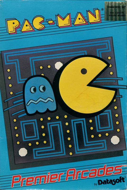 Front Cover for Pac-Man (Commodore 64)