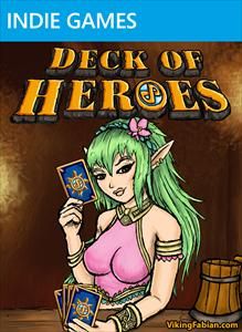 Front Cover for Deck of Heroes (Xbox 360)