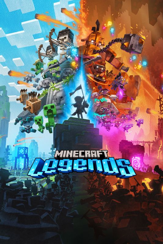 Minecraft Legends official promotional image - MobyGames