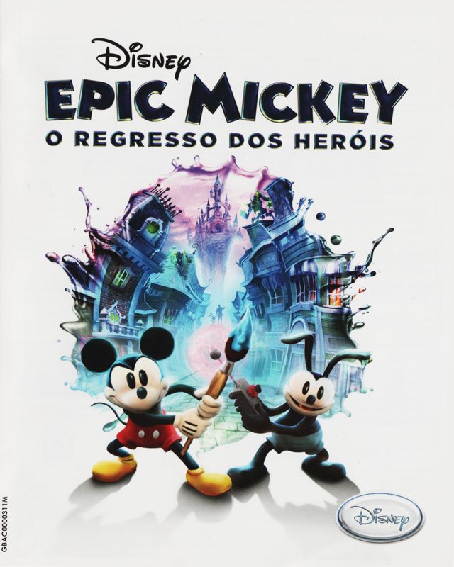 Manual for Disney Epic Mickey 2: The Power of Two (PlayStation 3): Front