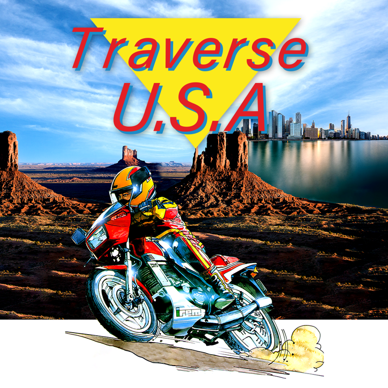 Front Cover for MotoRace USA (Antstream)