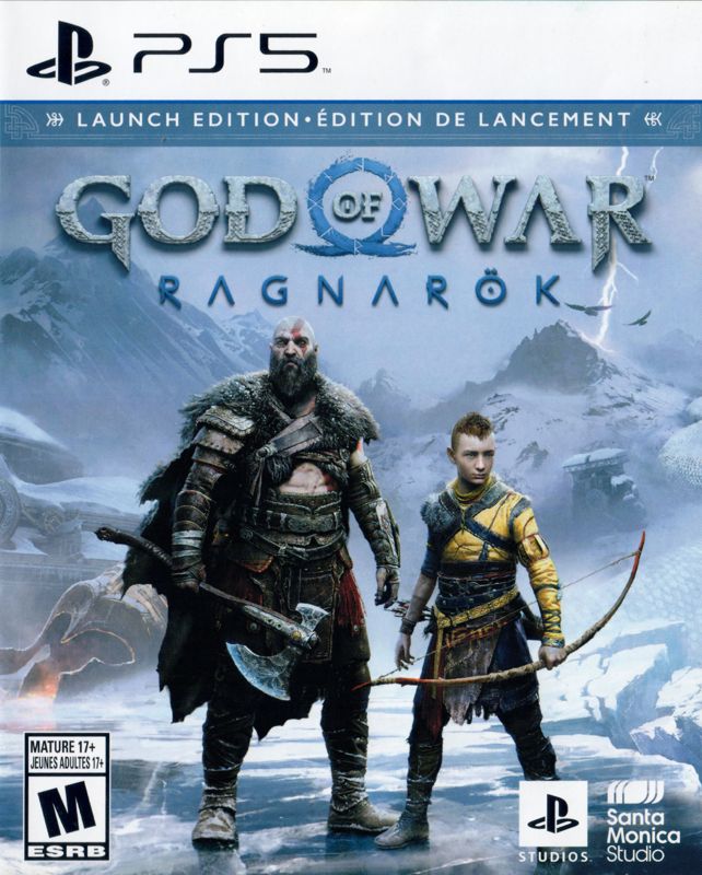 Front Cover for God of War: Ragnarök (Launch Edition) (PlayStation 5)