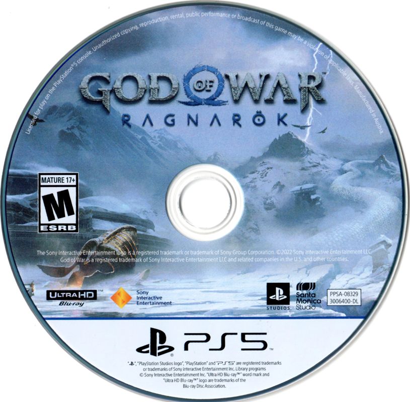 Media for God of War: Ragnarök (Launch Edition) (PlayStation 5)