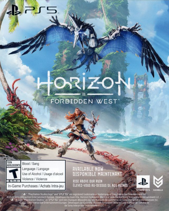 Advertisement for God of War: Ragnarök (Launch Edition) (PlayStation 5): Horizon Forbidden West