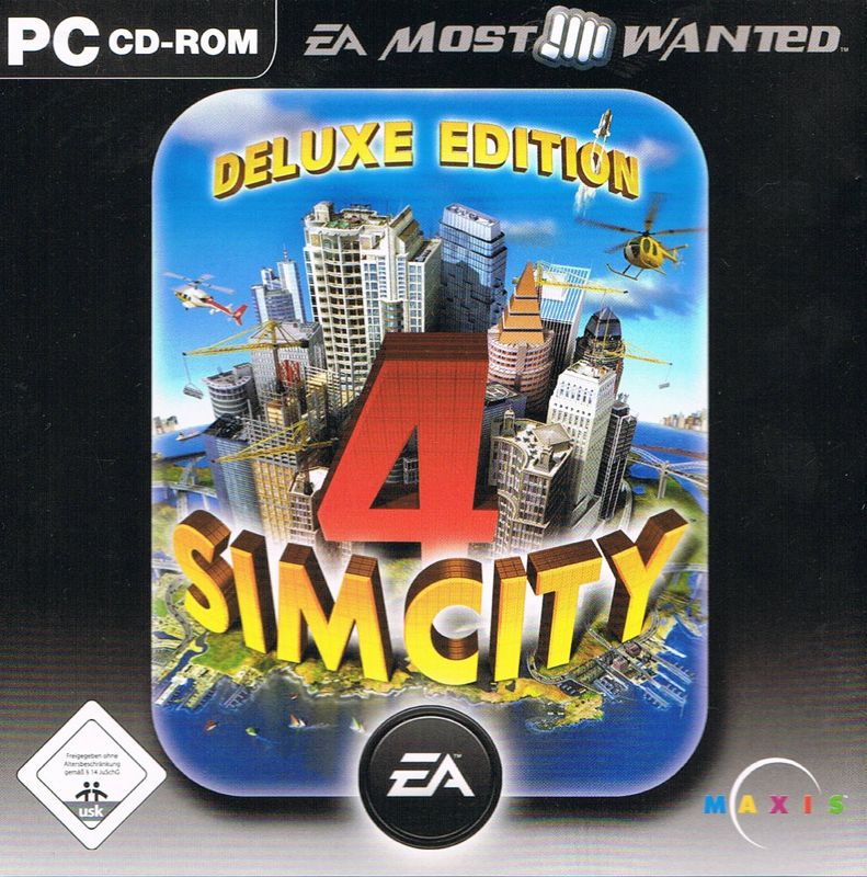 Front Cover for SimCity 4: Deluxe Edition (Windows) (EA Most Wanted release)