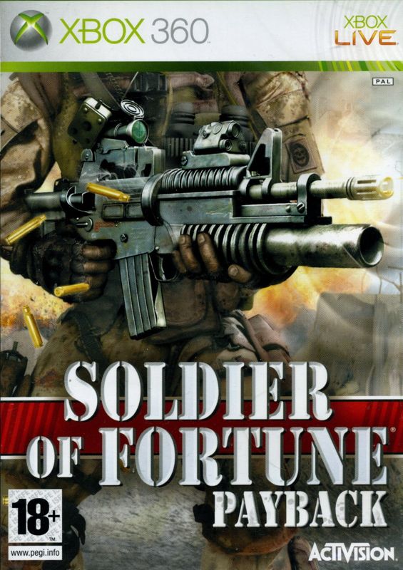 Front Cover for Soldier of Fortune: Payback (Xbox 360) (General European release)