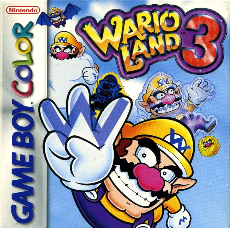 Front Cover for Wario Land 3 (Game Boy Color) (Deviating Back Cover)