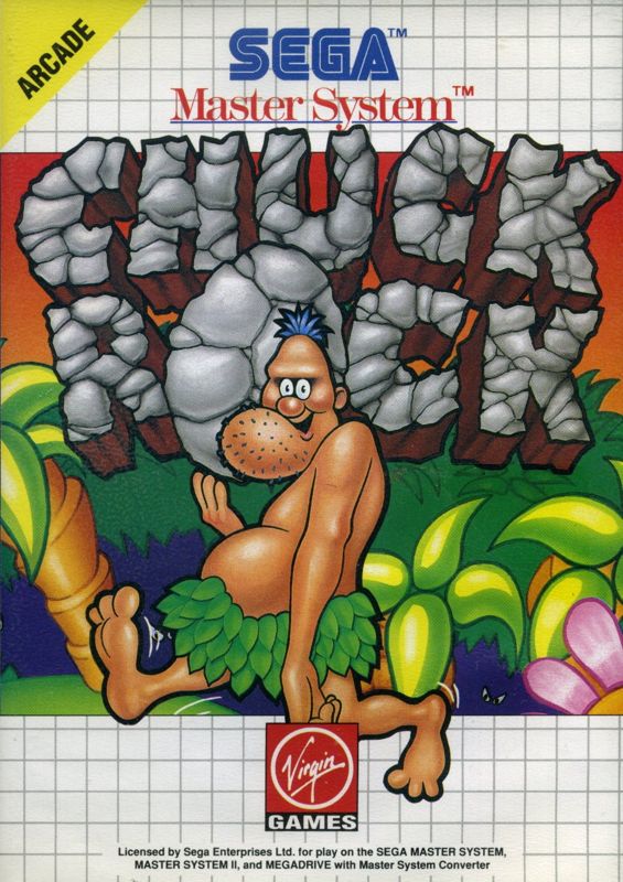 Front Cover for Chuck Rock (SEGA Master System)