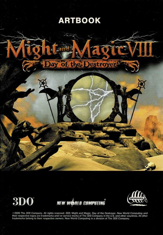 Extras for Might and Magic VIII: Day of the Destroyer (Windows) (Best of 3DO release): Artbook - Front