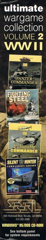 Spine/Sides for Ultimate Wargame Collection Volume 2: World War II (DOS and Windows): Left