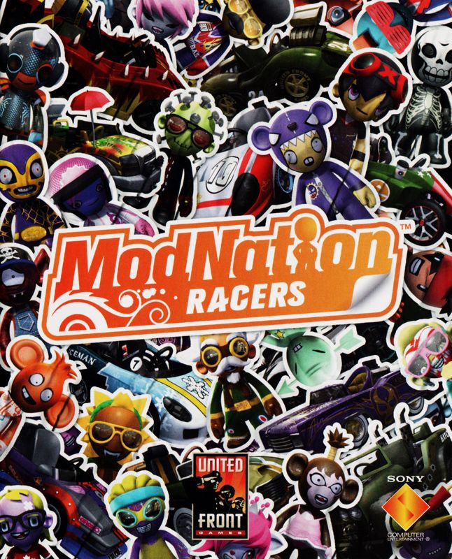 Manual for ModNation Racers (PlayStation 3): Front