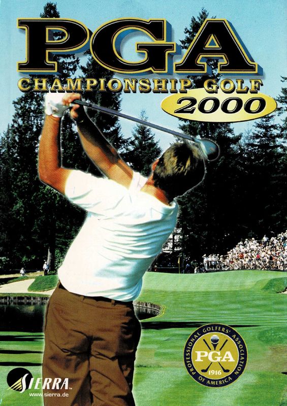 Manual for PGA Championship Golf 2000: Titanium Edition (Windows): Front