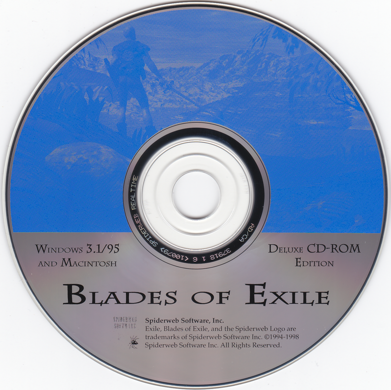 Front Cover for Blades of Exile (Macintosh and Windows 3.x) ("Deluxe CD-ROM Edition")