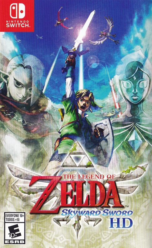 The Legend of Zelda: Skyward Sword cover or packaging material - MobyGames