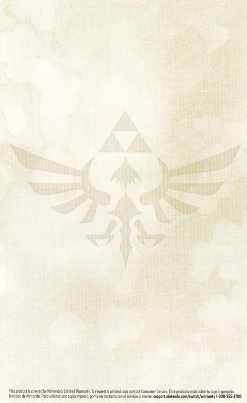 Inside Cover for The Legend of Zelda: Skyward Sword (Nintendo Switch): Right Side