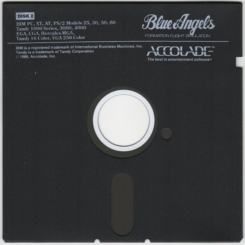 Media for Accolade In Action (DOS): Blue Angels disk 2
