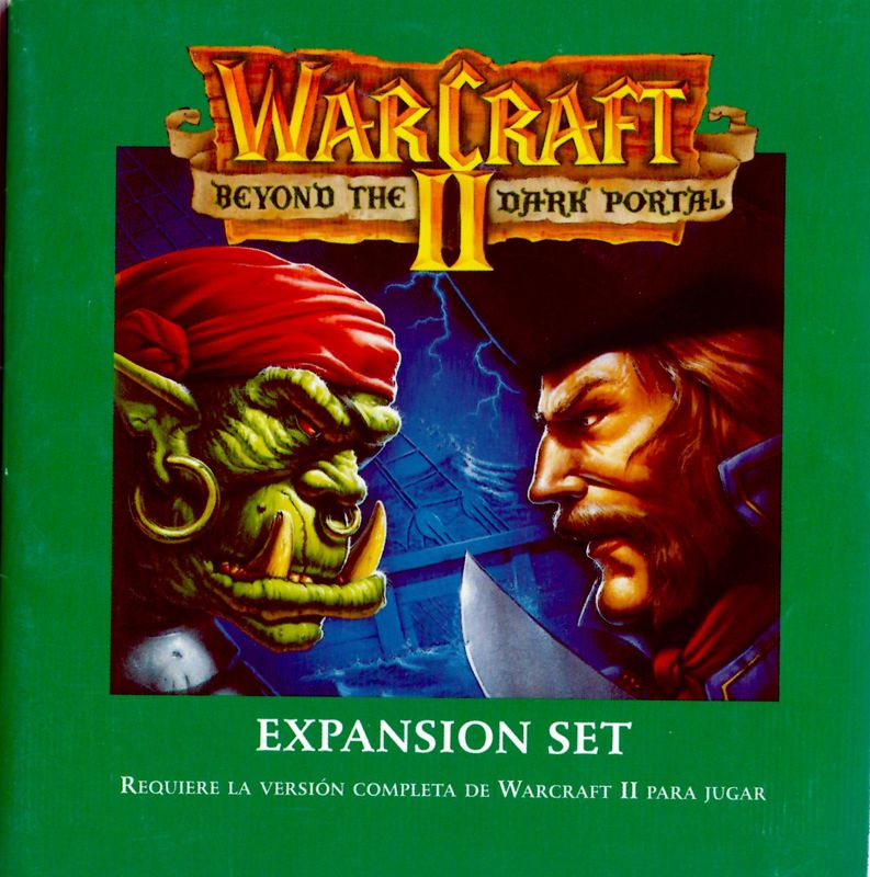 Manual for WarCraft II: Battle Chest (DOS): Beyond the Dark Portal Manual - Front
