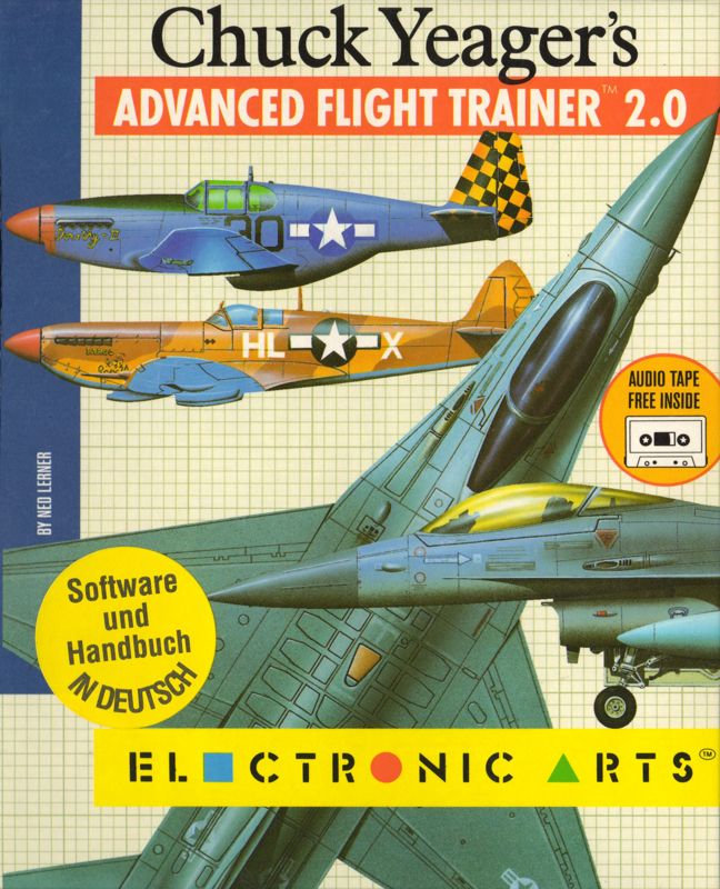 Front Cover for Chuck Yeager's Advanced Flight Trainer 2.0 (DOS)