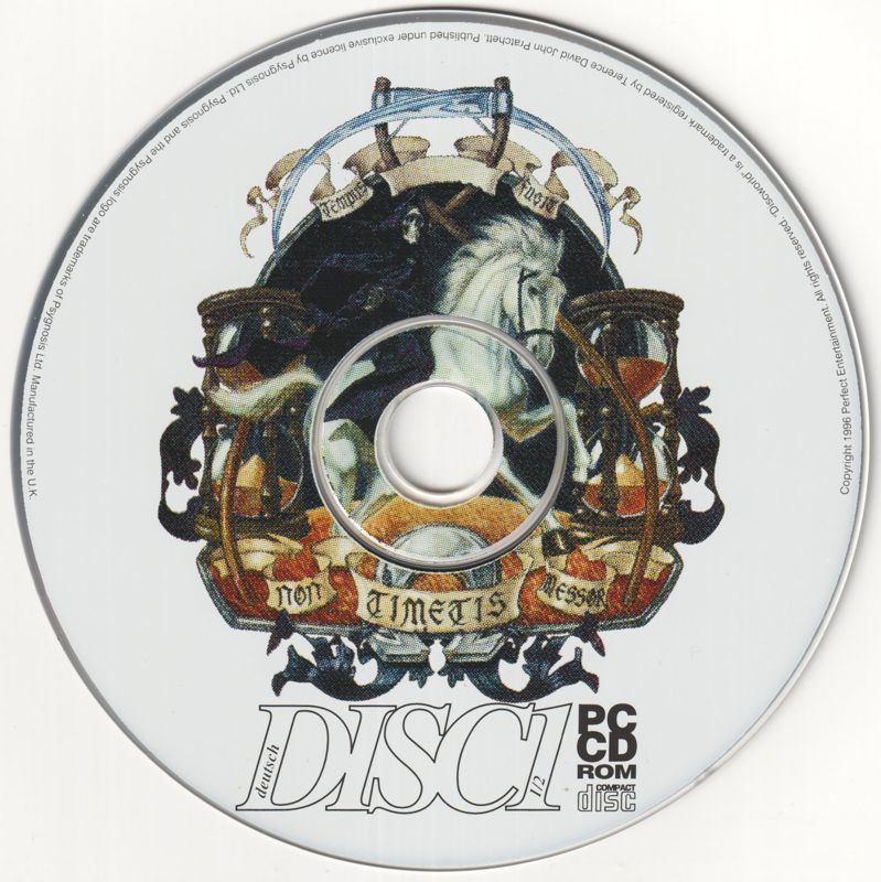 Media for Discworld II: Mortality Bytes! (DOS and Windows): CD 1/2